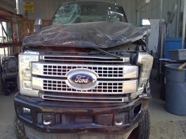 2017 FORD F350SD, BLACK, PLATINUM MODEL, 6.7L TURBO DIESEL, AT, 4X4,  F26491